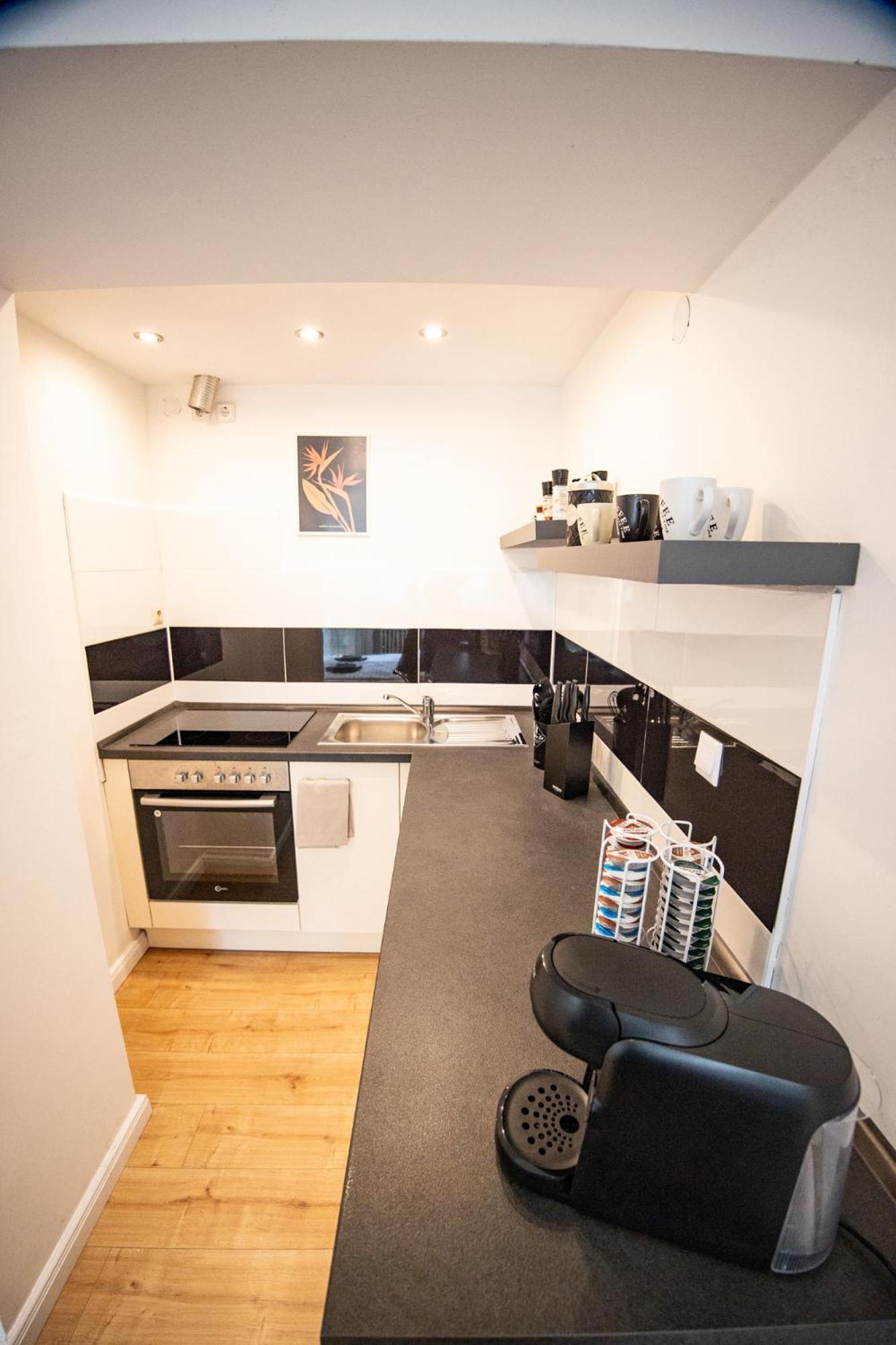 Me Living Bad Pyrmont Innenstadt 10 Meter Balkon 외부 사진