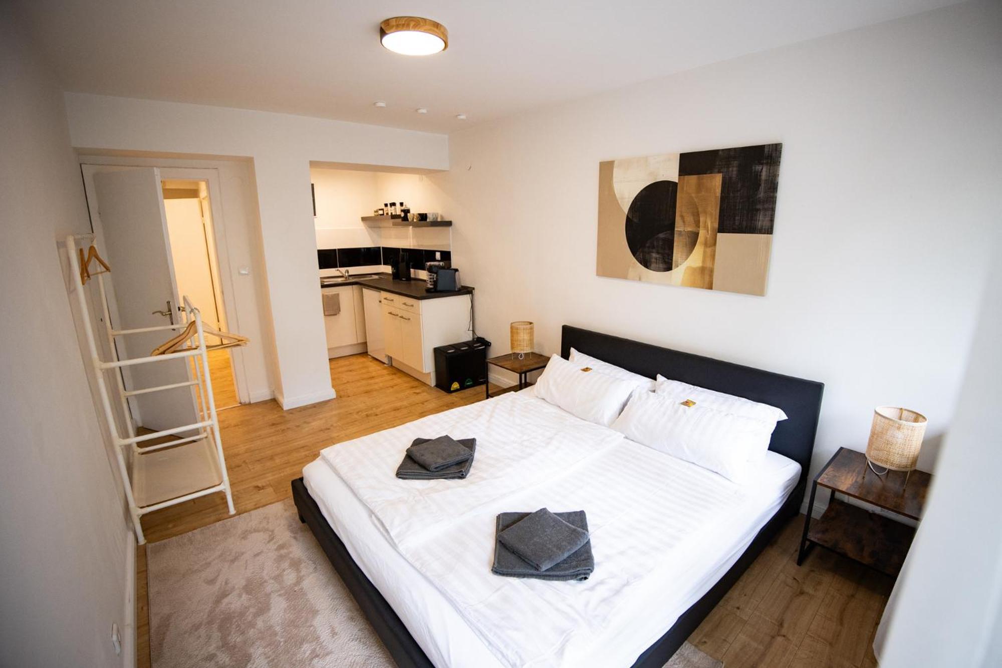 Me Living Bad Pyrmont Innenstadt 10 Meter Balkon 외부 사진